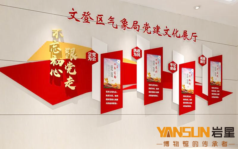 巖星建設|黨建展館設計中要注意的三大板塊是什么？插圖