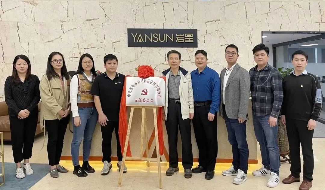 巖星之聲 | 黨建引領(lǐng)再出發(fā),巖星科建黨支部正式揭牌成立!插圖(3) 圖片